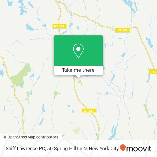 Mapa de Shiff Lawrence PC, 50 Spring Hill Ln N