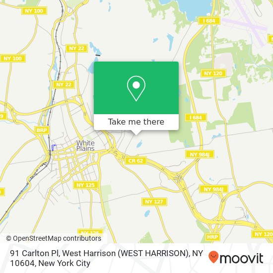 91 Carlton Pl, West Harrison (WEST HARRISON), NY 10604 map