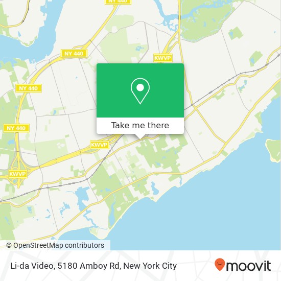 Li-da Video, 5180 Amboy Rd map