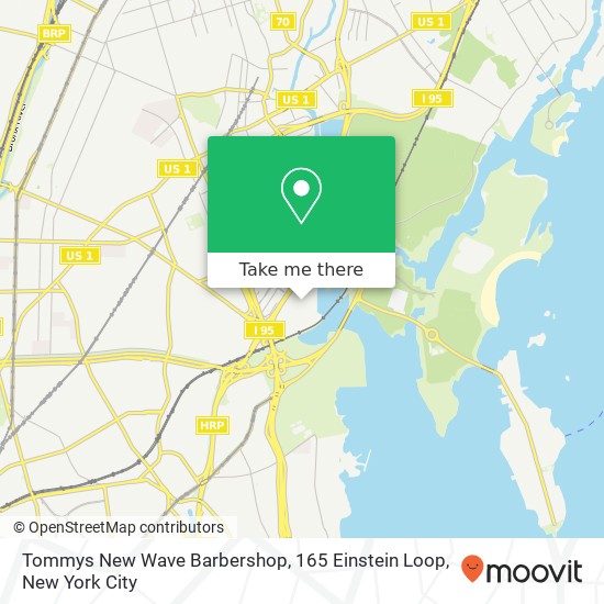 Mapa de Tommys New Wave Barbershop, 165 Einstein Loop