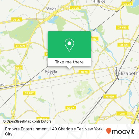 Empyre Entertainment, 149 Charlotte Ter map