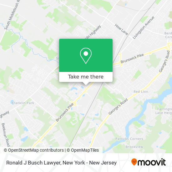 Mapa de Ronald J Busch Lawyer