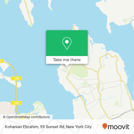 Kohanian Ebrahim, 59 Sunset Rd map