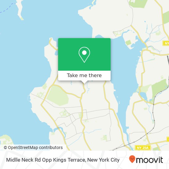 Midlle Neck Rd Opp Kings Terrace map