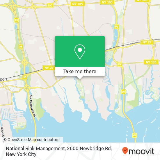 Mapa de National Rink Management, 2600 Newbridge Rd