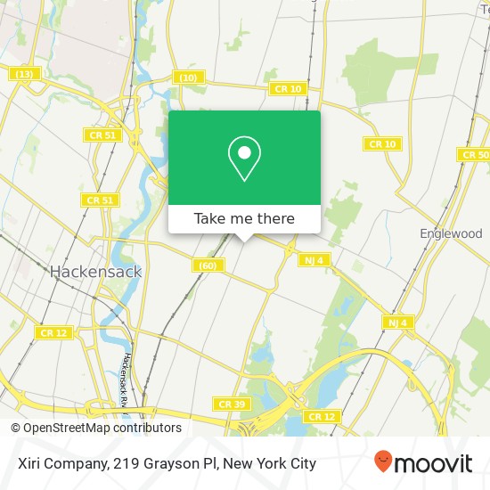 Xiri Company, 219 Grayson Pl map