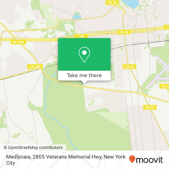 Mapa de Medlycare, 2805 Veterans Memorial Hwy