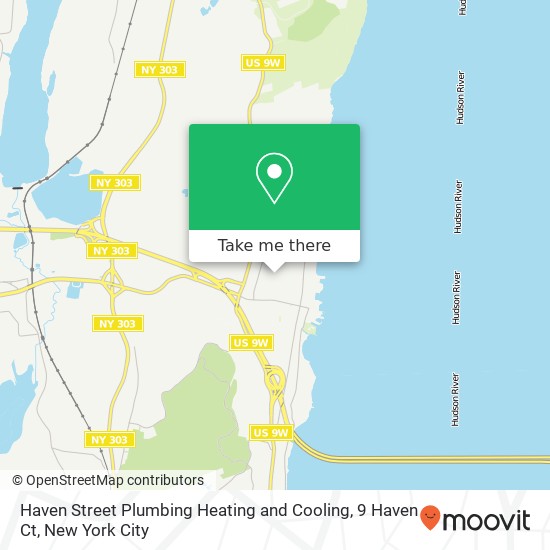 Mapa de Haven Street Plumbing Heating and Cooling, 9 Haven Ct