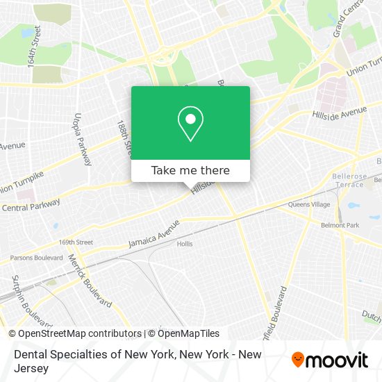 Mapa de Dental Specialties of New York