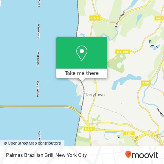 Palmas Brazilian Grill map