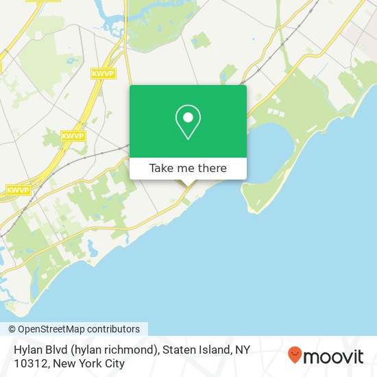 Hylan Blvd (hylan richmond), Staten Island, NY 10312 map