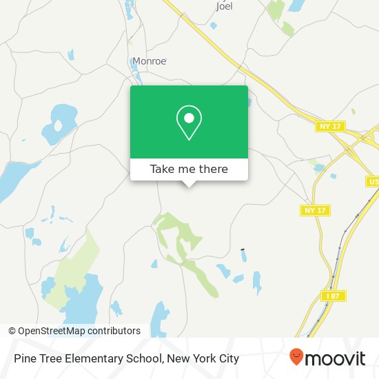 Mapa de Pine Tree Elementary School, 156 Pine Tree Rd