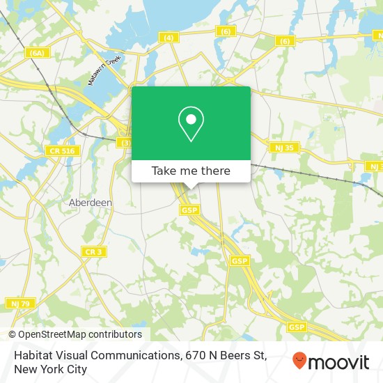 Habitat Visual Communications, 670 N Beers St map