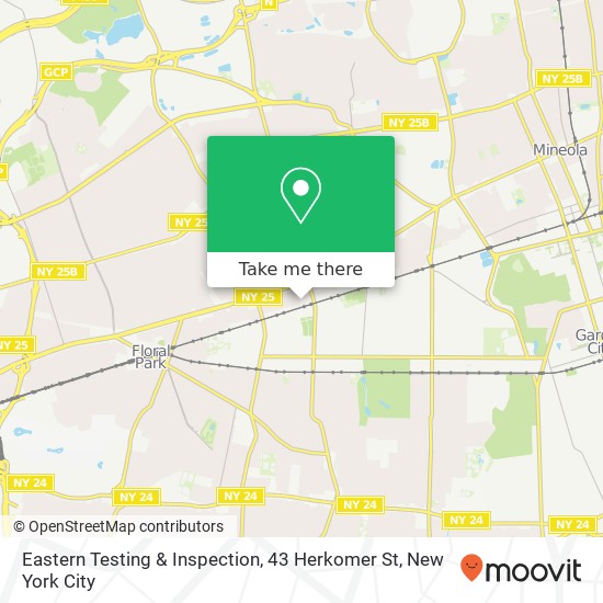 Eastern Testing & Inspection, 43 Herkomer St map
