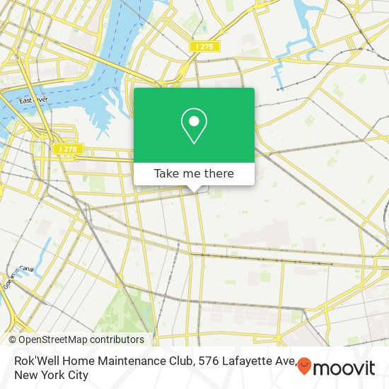 Rok'Well Home Maintenance Club, 576 Lafayette Ave map