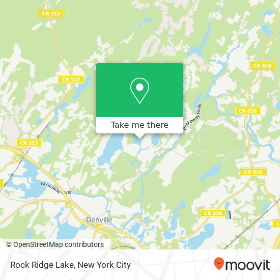 Mapa de Rock Ridge Lake