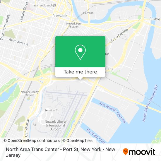 North Area Trans Center - Port St map