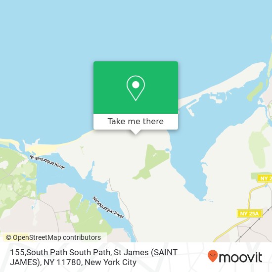 155,South Path South Path, St James (SAINT JAMES), NY 11780 map