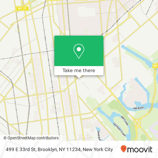499 E 33rd St, Brooklyn, NY 11234 map