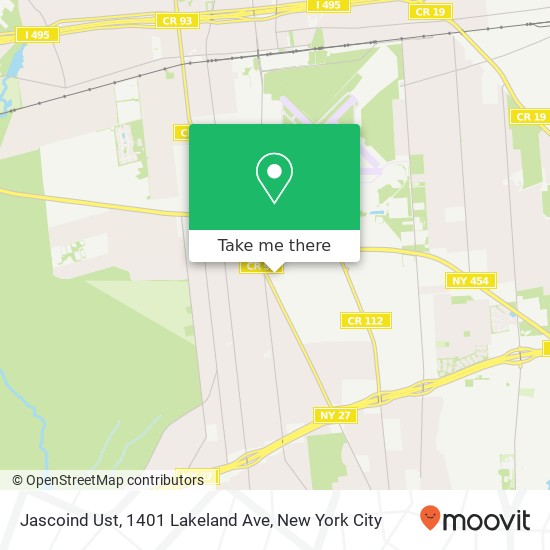 Mapa de Jascoind Ust, 1401 Lakeland Ave