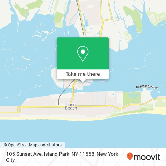 105 Sunset Ave, Island Park, NY 11558 map