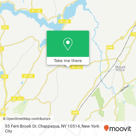 Mapa de 55 Fern Brook Dr, Chappaqua, NY 10514