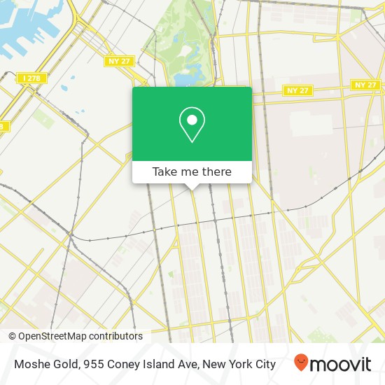Moshe Gold, 955 Coney Island Ave map