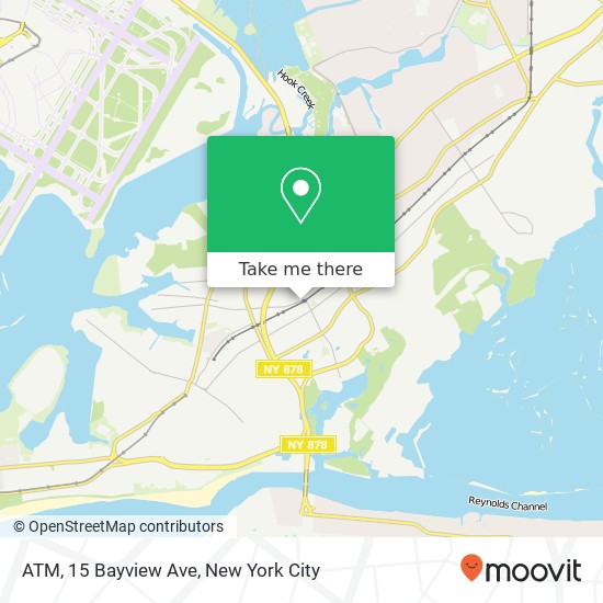 Mapa de ATM, 15 Bayview Ave