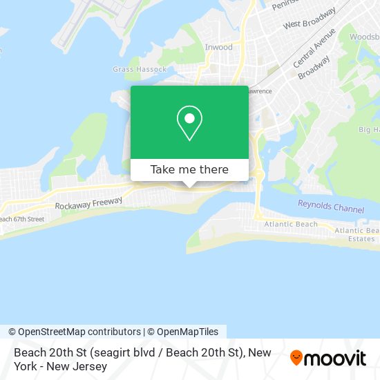 Beach 20th St (seagirt blvd / Beach 20th St) map