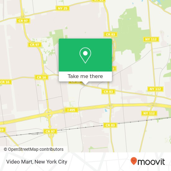 Mapa de Video Mart, 711 Horseblock Rd