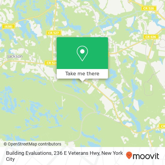 Mapa de Building Evaluations, 236 E Veterans Hwy