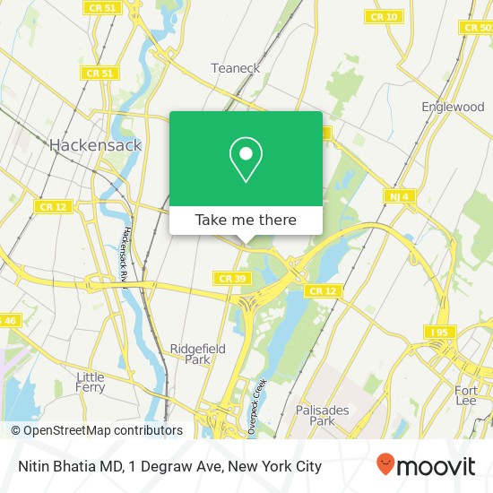 Nitin Bhatia MD, 1 Degraw Ave map
