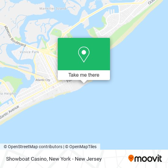 Showboat Casino map