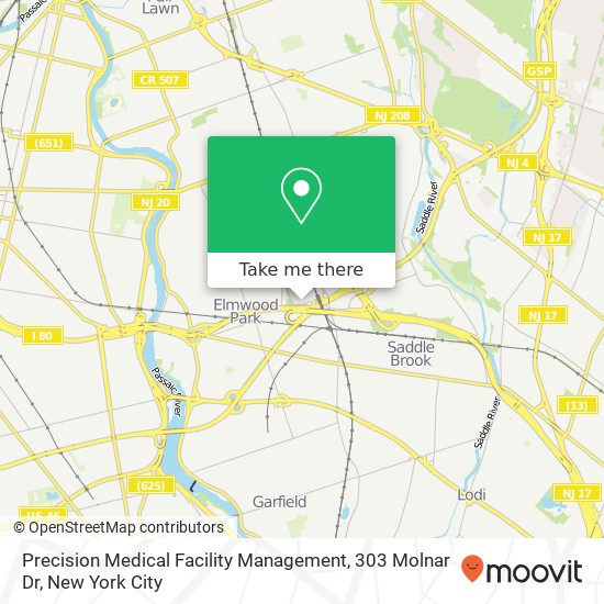 Precision Medical Facility Management, 303 Molnar Dr map
