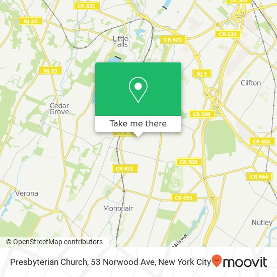 Mapa de Presbyterian Church, 53 Norwood Ave