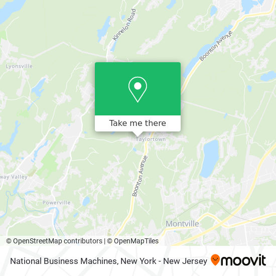 National Business Machines map