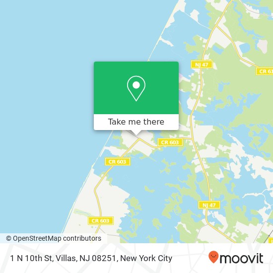 1 N 10th St, Villas, NJ 08251 map