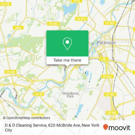 D & D Cleaning Service, 620 McBride Ave map