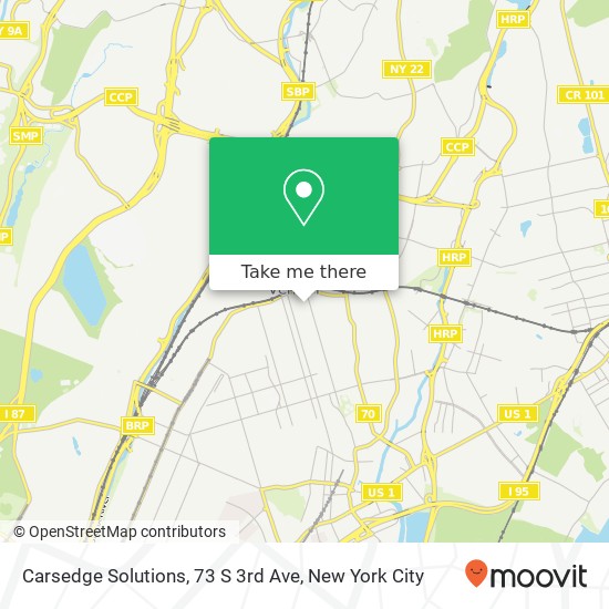 Mapa de Carsedge Solutions, 73 S 3rd Ave