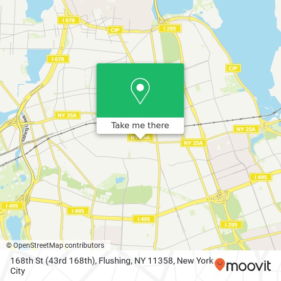 168th St (43rd 168th), Flushing, NY 11358 map