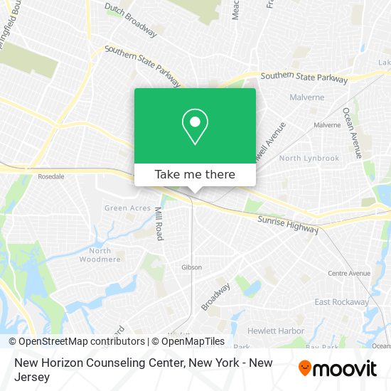 Mapa de New Horizon Counseling Center
