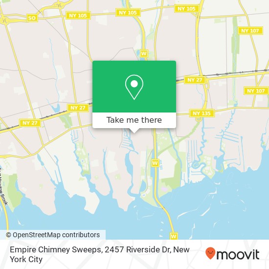 Mapa de Empire Chimney Sweeps, 2457 Riverside Dr