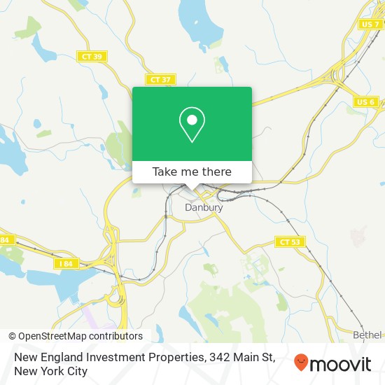 New England Investment Properties, 342 Main St map