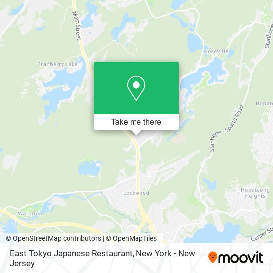 East Tokyo Japanese Restaurant map