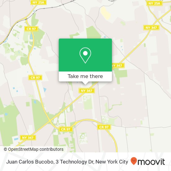 Mapa de Juan Carlos Bucobo, 3 Technology Dr