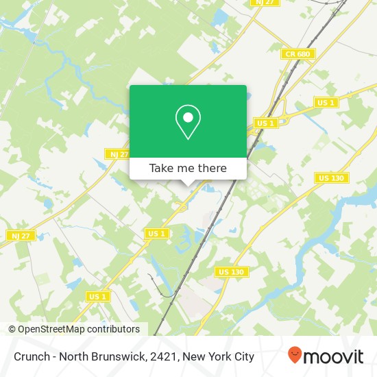 Mapa de Crunch - North Brunswick, 2421