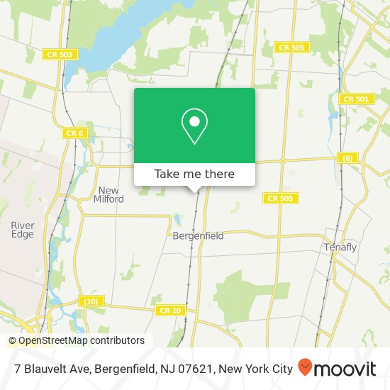 7 Blauvelt Ave, Bergenfield, NJ 07621 map