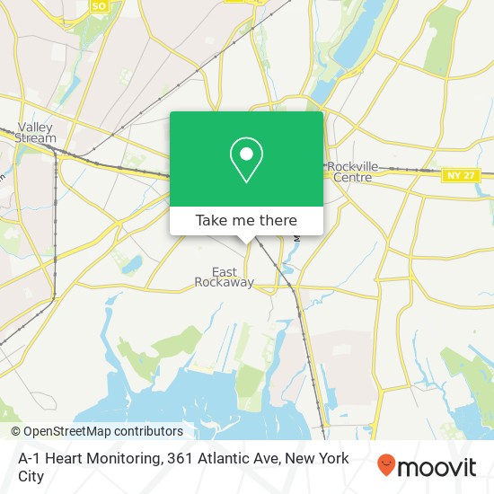 Mapa de A-1 Heart Monitoring, 361 Atlantic Ave