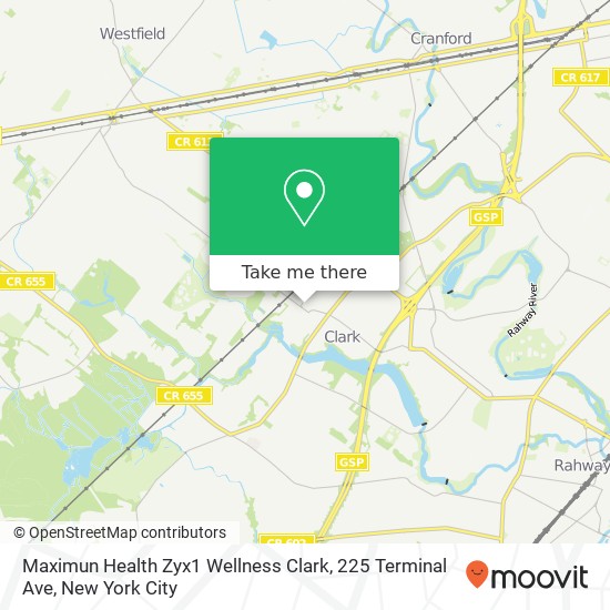 Maximun Health Zyx1 Wellness Clark, 225 Terminal Ave map