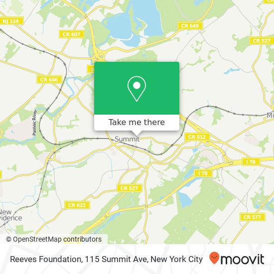 Reeves Foundation, 115 Summit Ave map